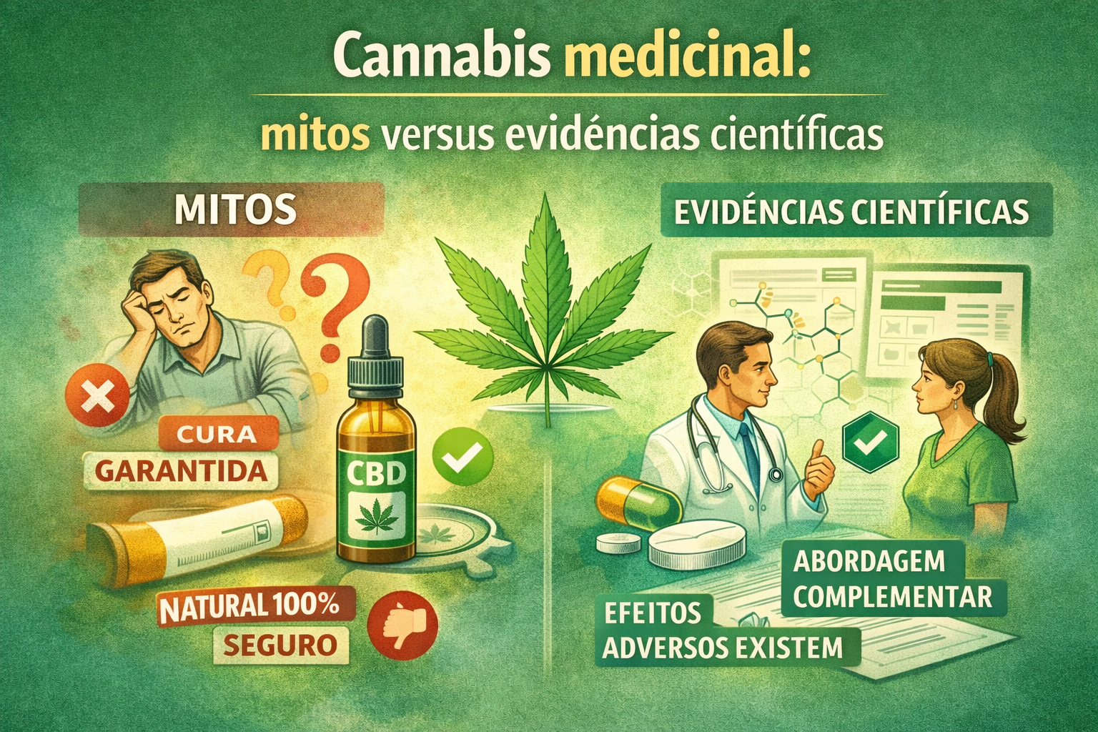 Cannabis medicinal: mitos versus evidências científicas
